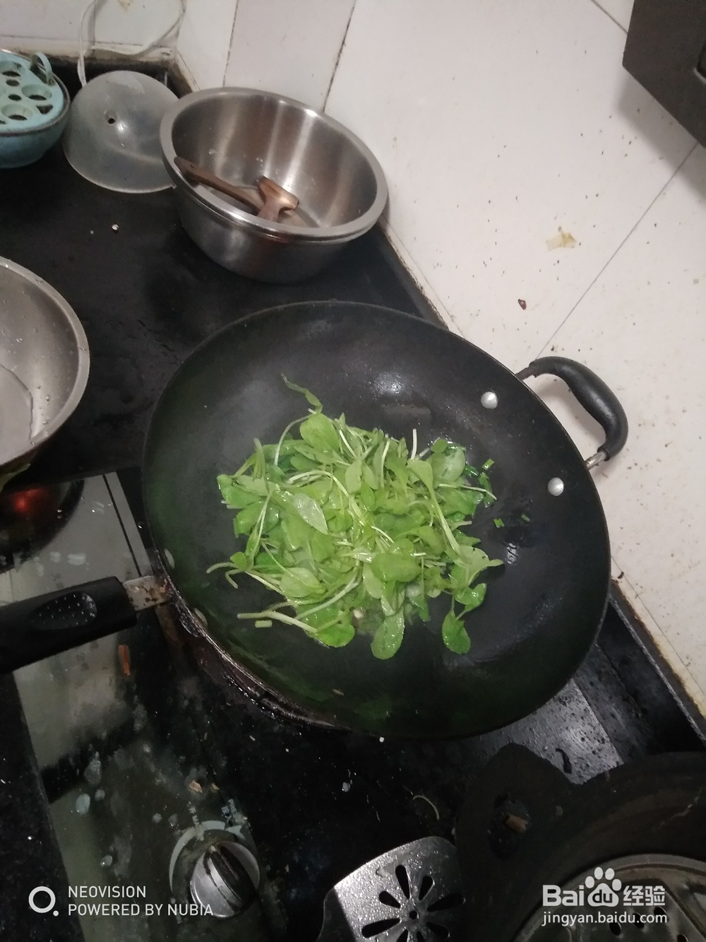 鸡毛菜香葱汤