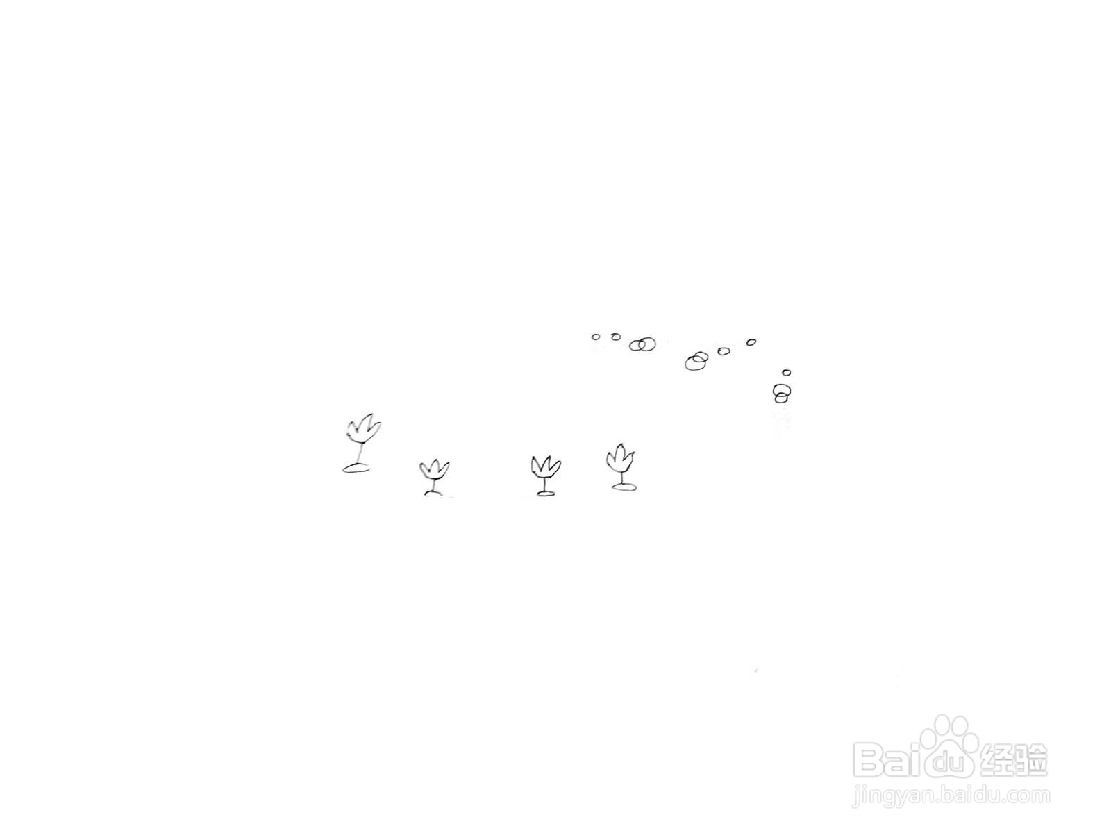 一笔一笔教你画螃蟹和宝箱水彩画