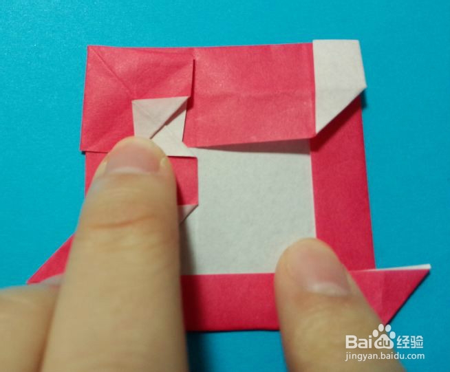 创意折纸如何折滑雪橇的圣诞老人(圣诞节礼物)