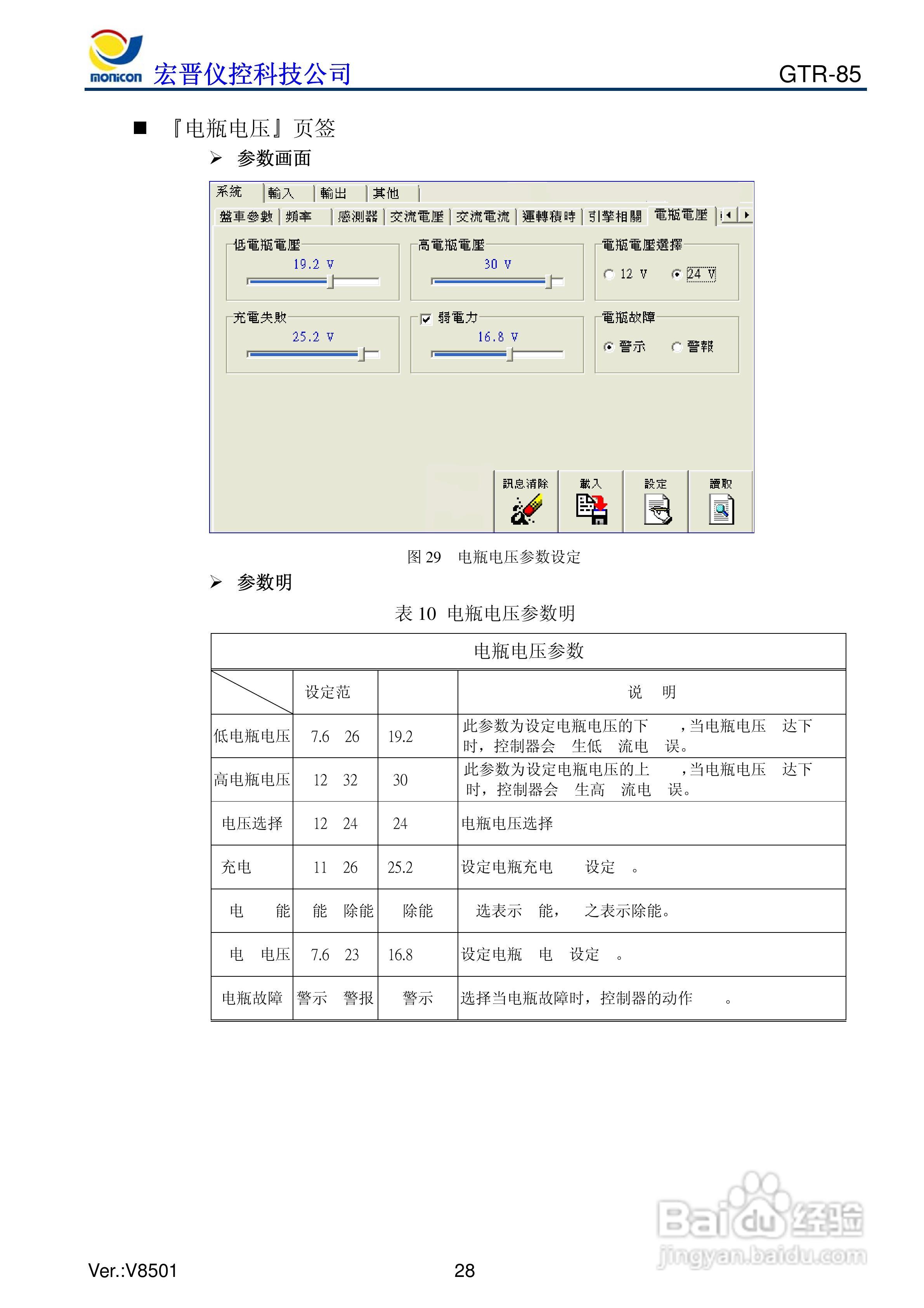 GTR-85发电机控制器说明书:[4]