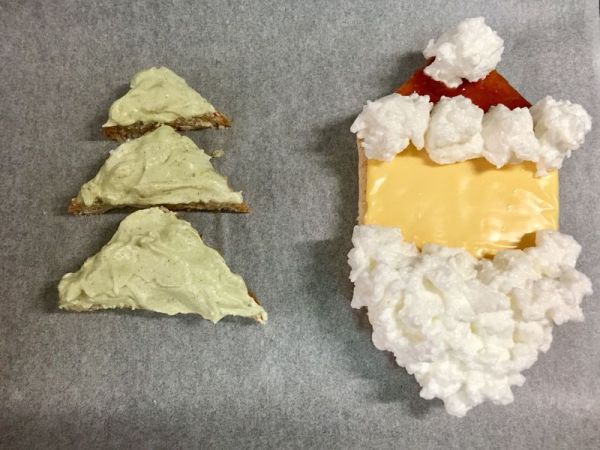 圣诞老人&圣诞树吐司#柏翠辅食节-营养佐餐#