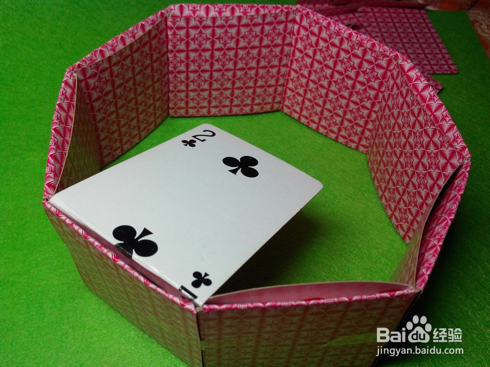 怎样用扑克牌做收纳盒