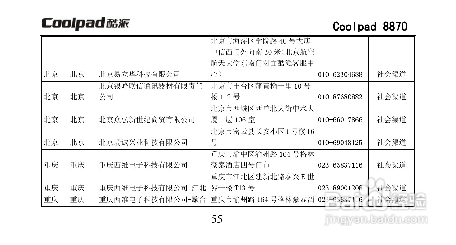 酷派Coolpad 8870手机说明书:[7]