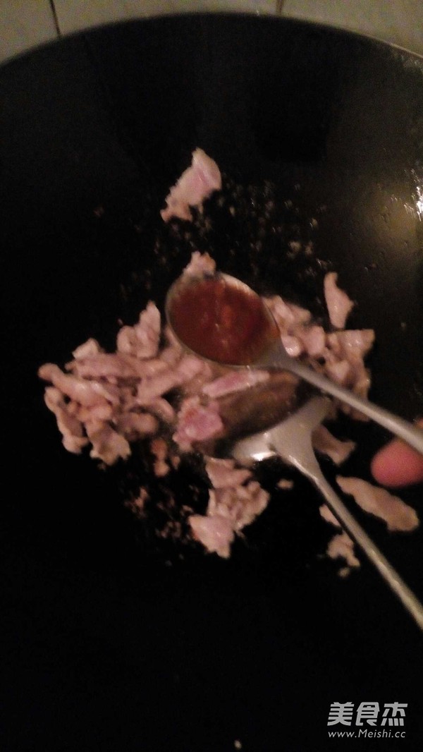 家常四季豆炒肉