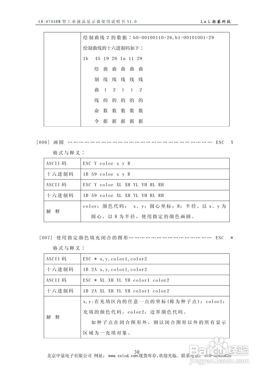 彩色工业液晶显示器LR-070ARM使用说明书:[4]