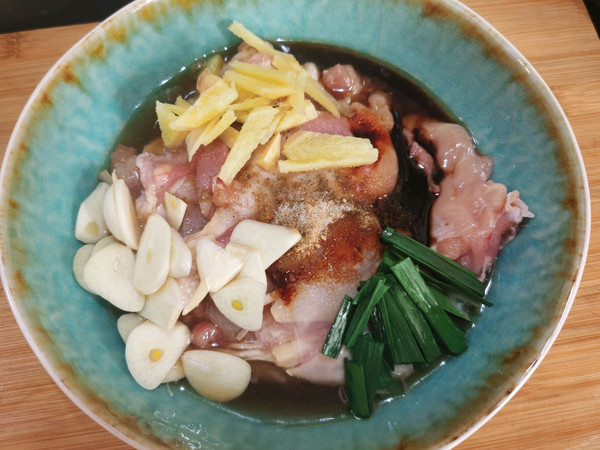 香煎麻辣鸡腿肉