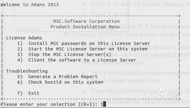 Ubuntu linux 安装 MSC Adams2013