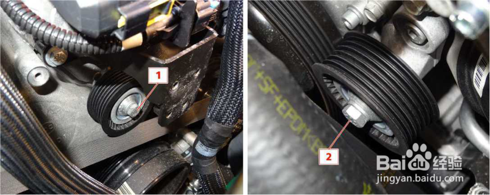 皮带张紧轮 拆卸