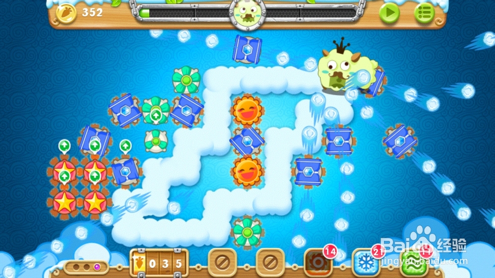 保卫萝卜2-59关金萝卜+钻石任务