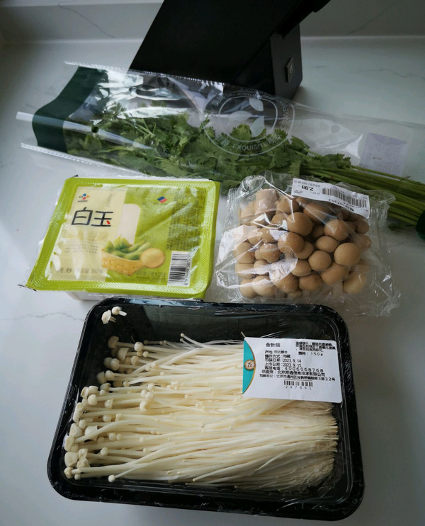 鲍汁海参菌菇豆腐浓汤