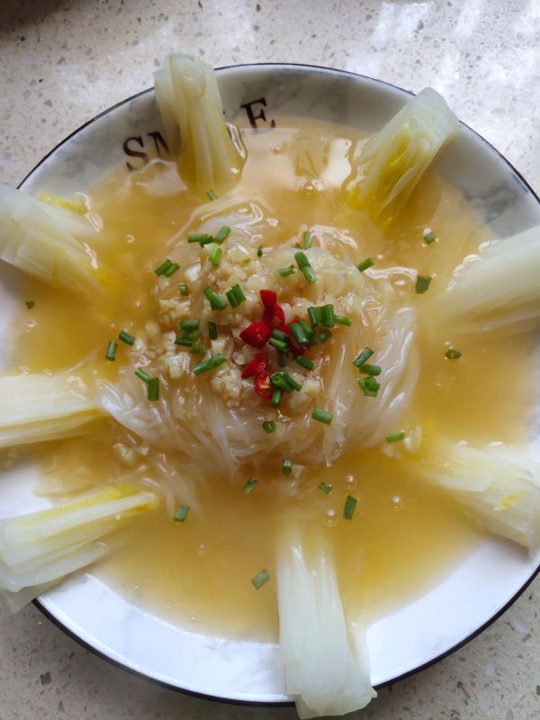 鸡汁粉丝娃娃菜