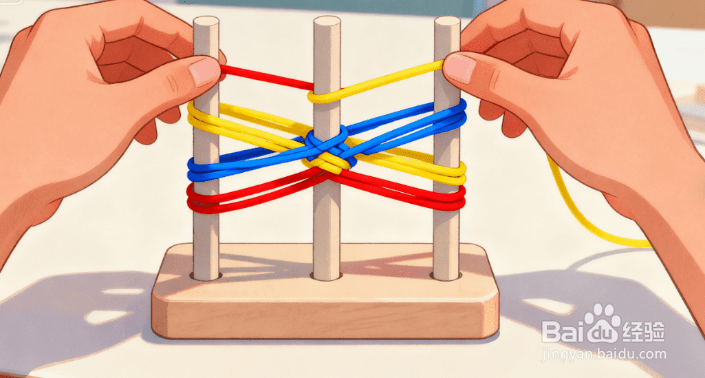 怎么用皮筋编手链