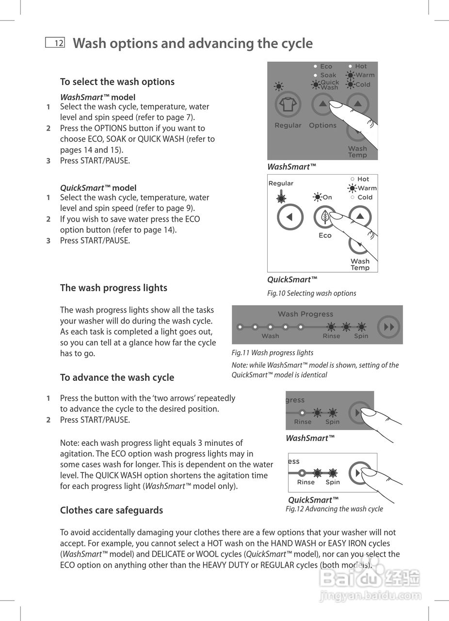 斐雪派克WA70T60GW1洗衣机说明书:[2]