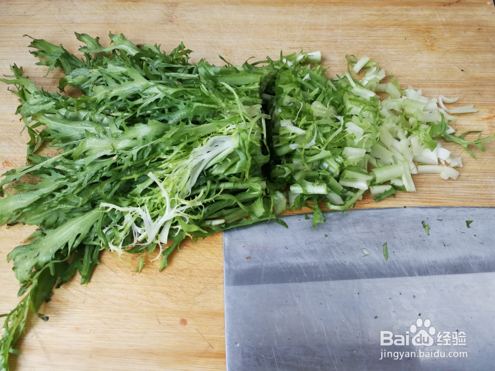 妈妈教我做的苦菊厚蛋