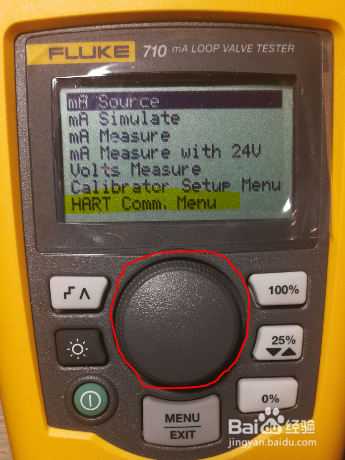 F710 阀门测试仪使用(2、进入调节阀测试界面 )