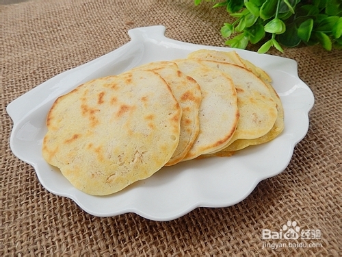 营养早餐饼：奶香燕麦松饼