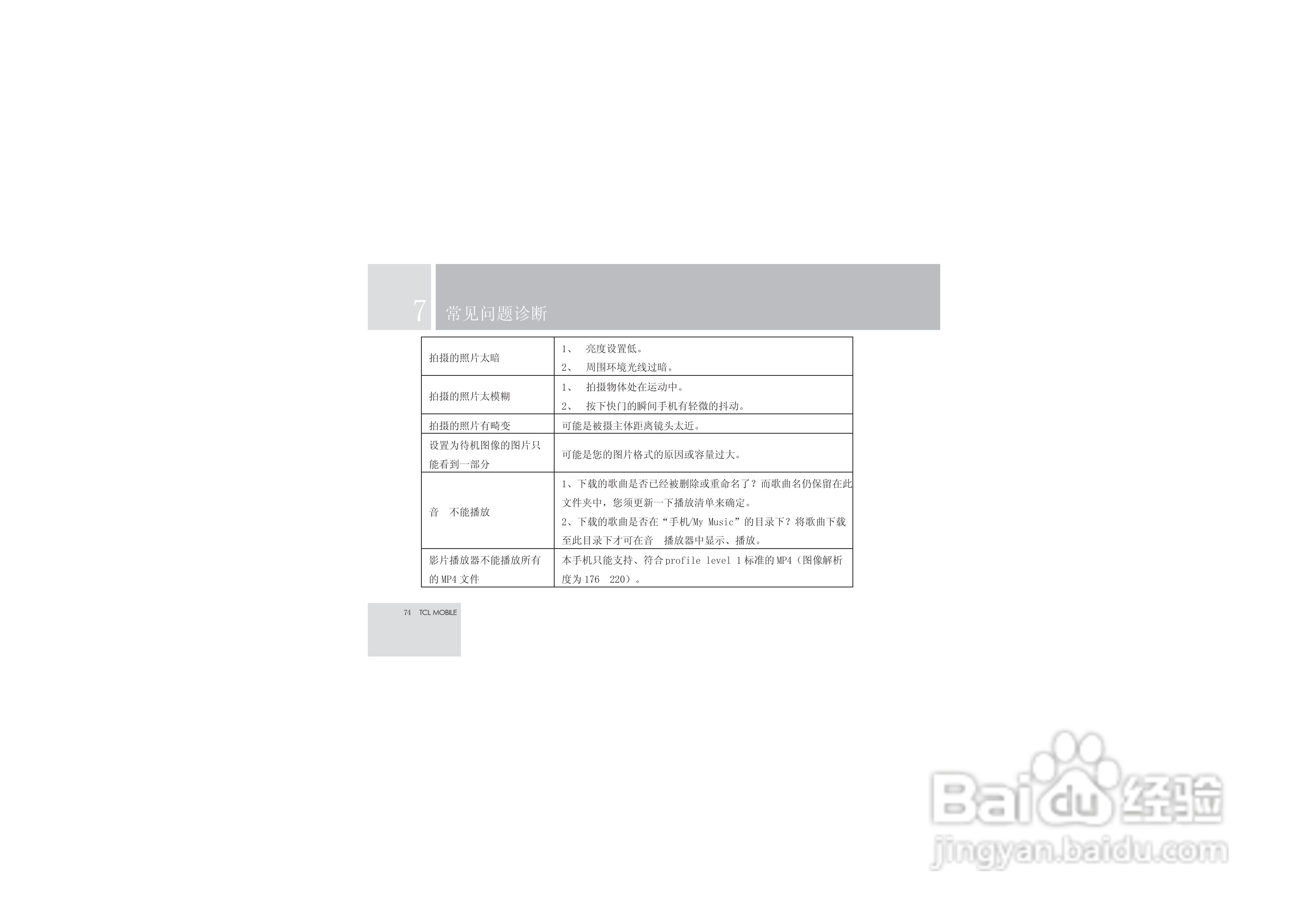 TCL V6手机使用说明书:[8]