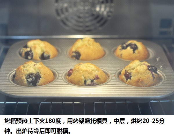 最能激发你食欲的燕麦蓝莓马芬