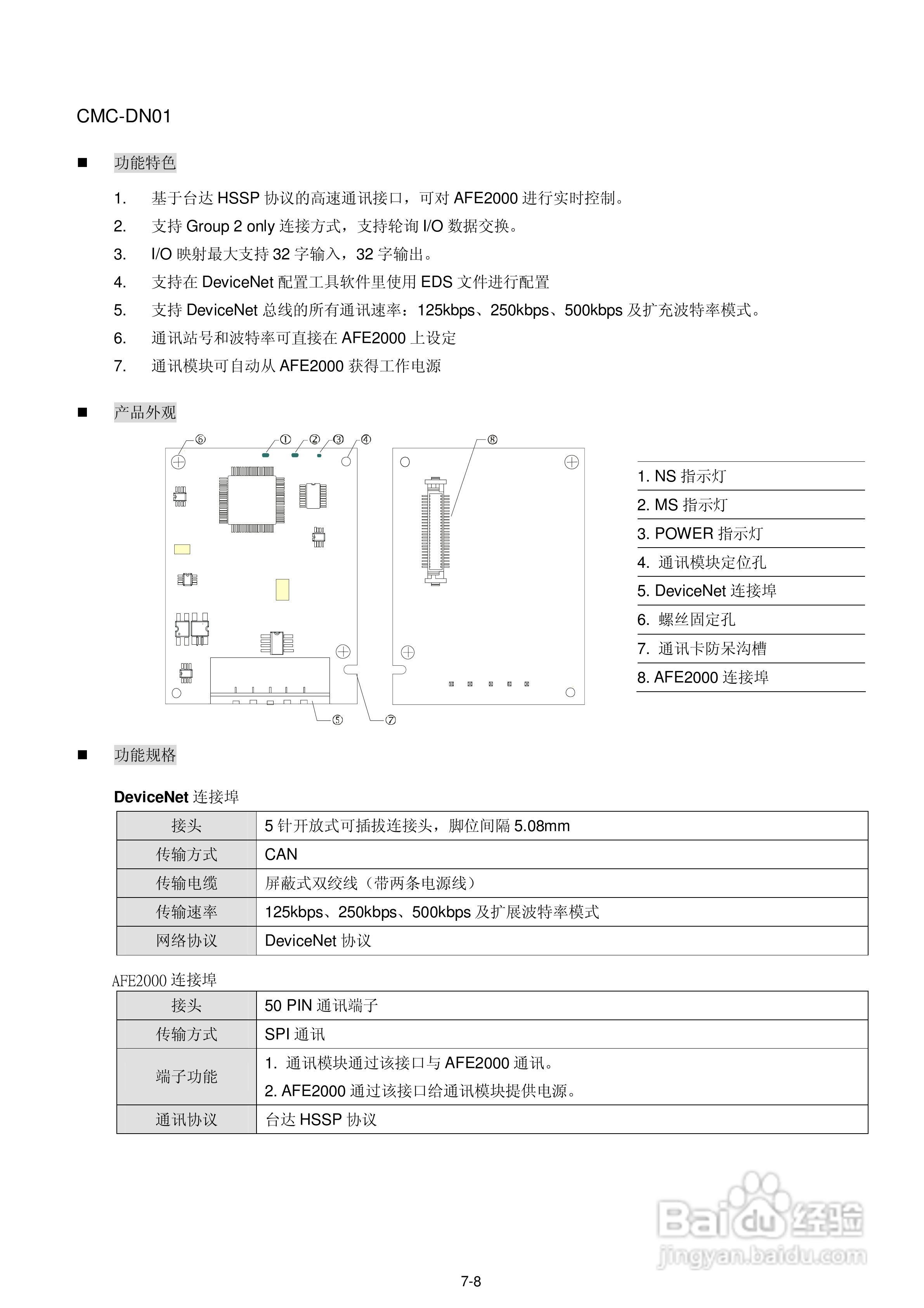 台达AFE2000主动式电源回生单元使用手册:[5]