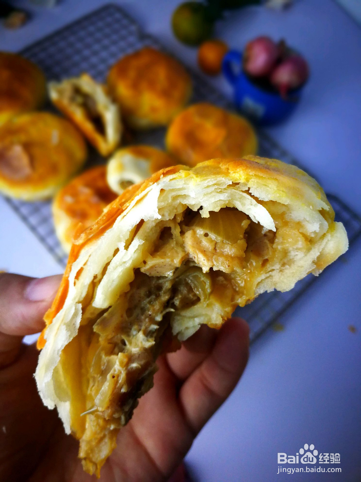 鸡腿馅饼的做法