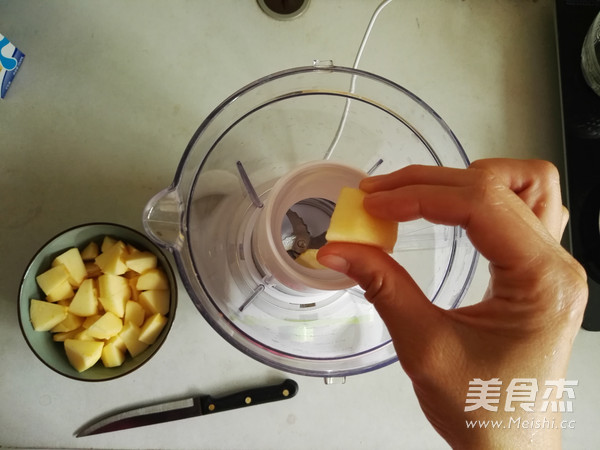 苹果杏仁奶昔