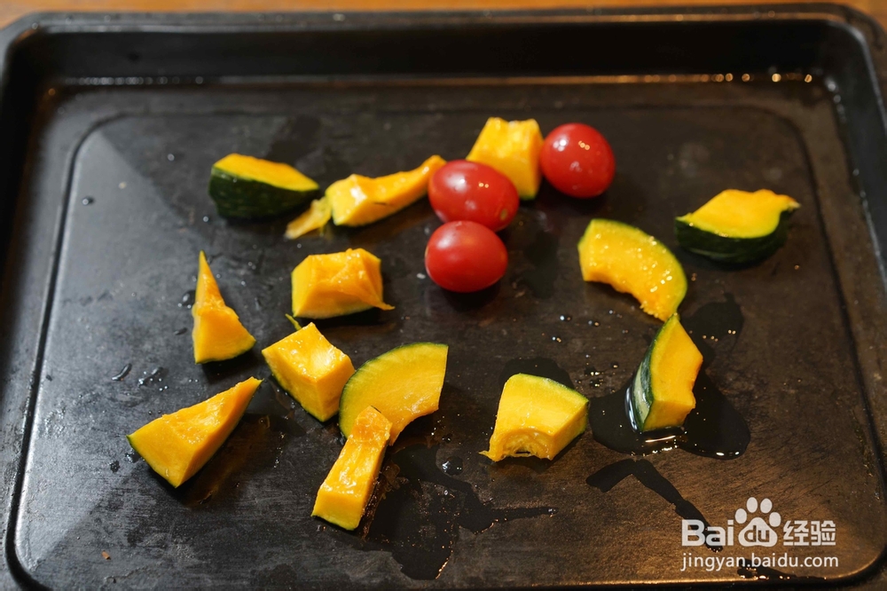 怎么做柠香三文鱼配烤南瓜？