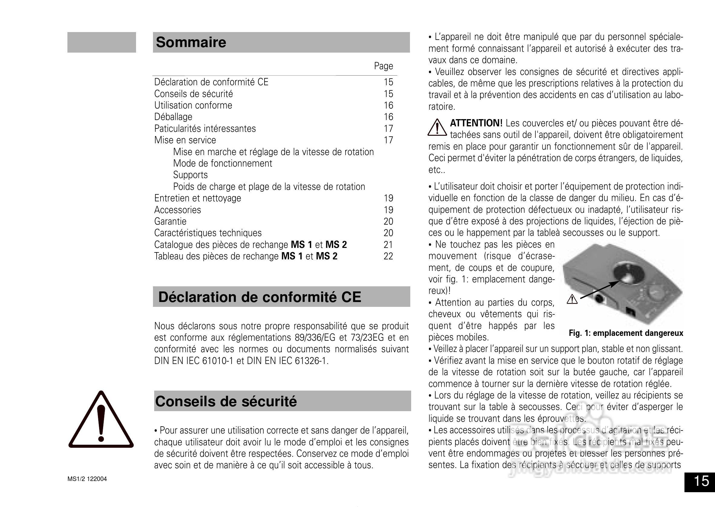 IKA MS1迷你型震荡器使用说明书:[2]