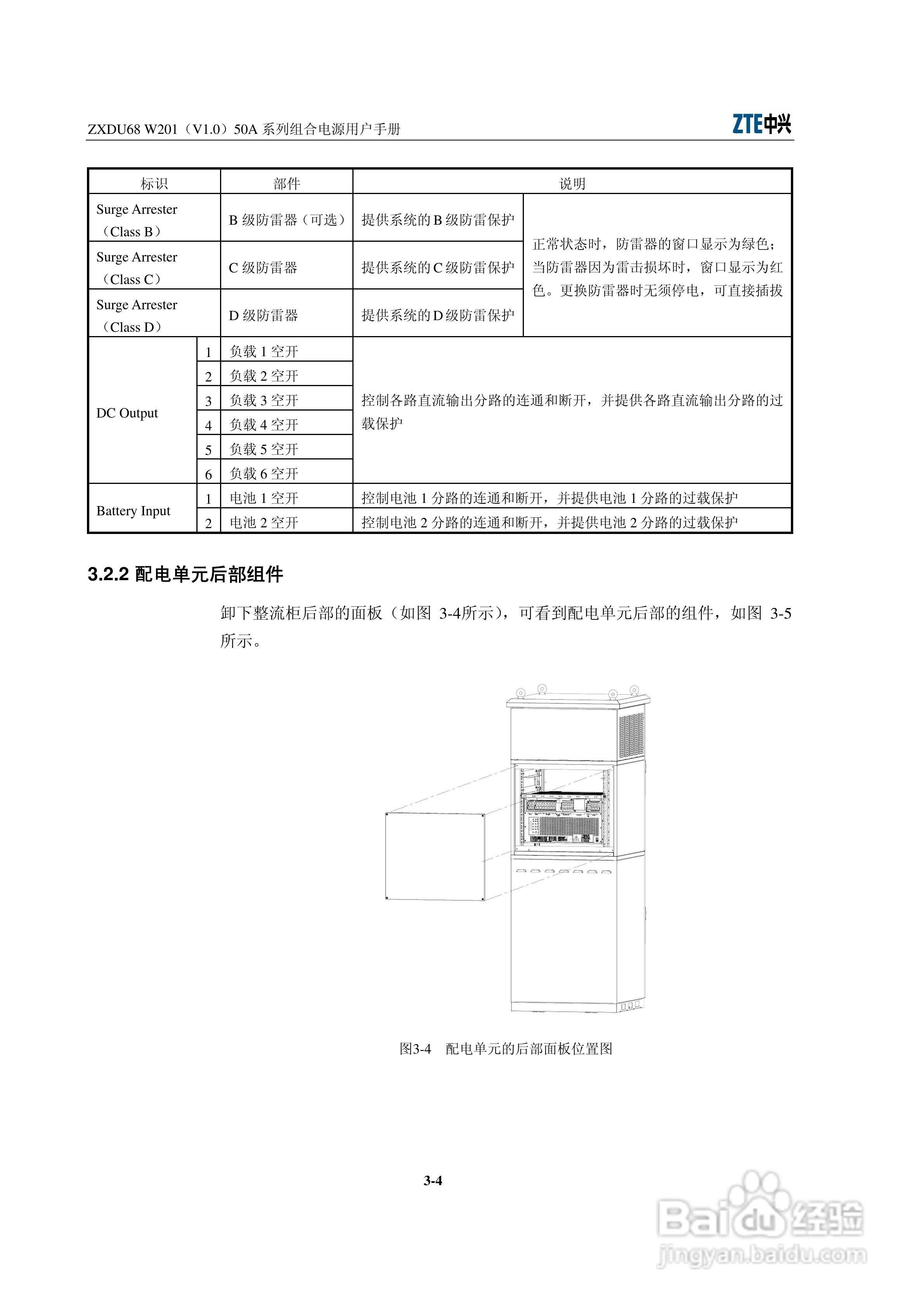 ZXDU68 W201(V1.0)50A系列组合电源用户手册:[3]