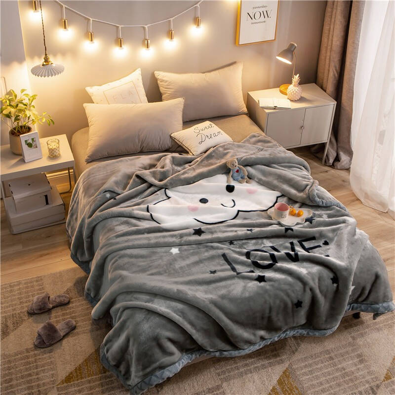 柔和贴身锁温保暖的毛毯好物榜