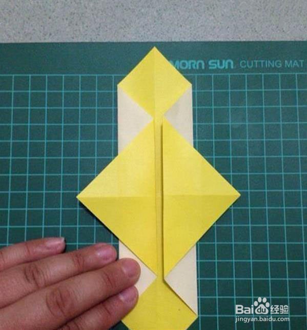 三角插折纸灯笼