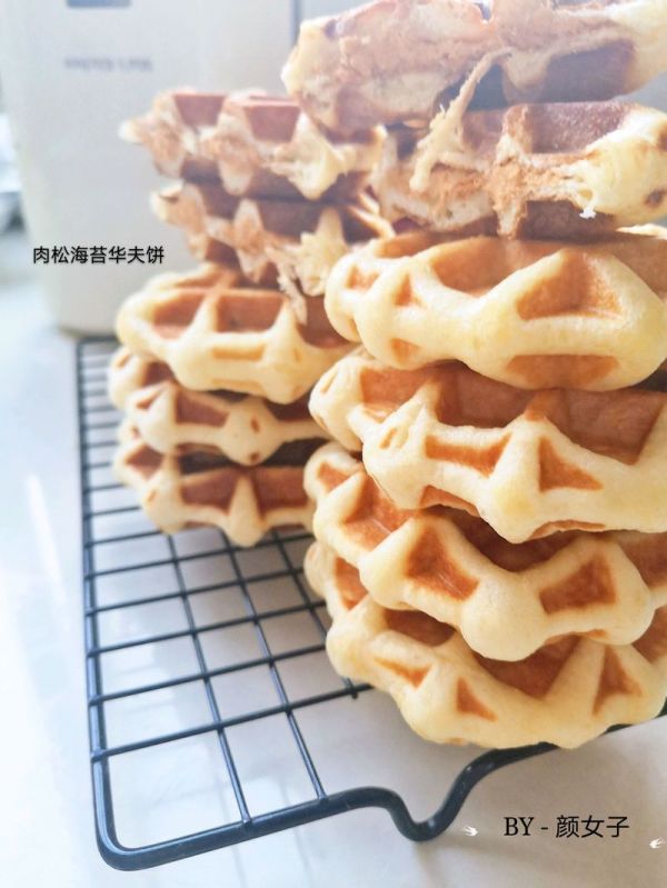 肉松海苔华夫饼