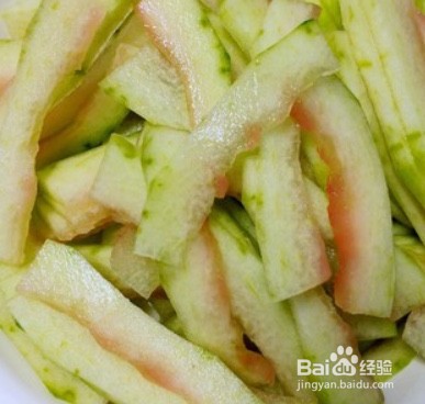 西瓜皮怎么炒