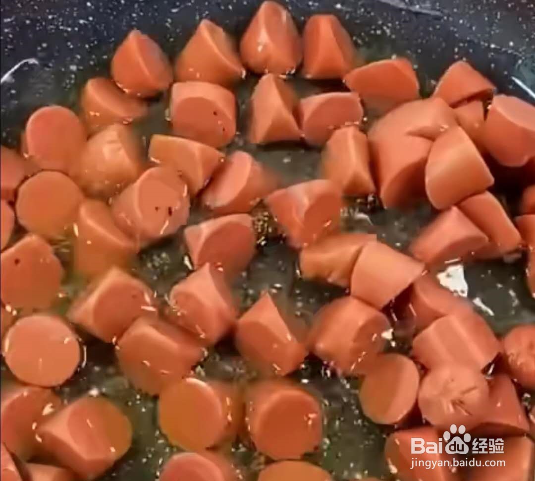 烧烤味火腿怎么炒？