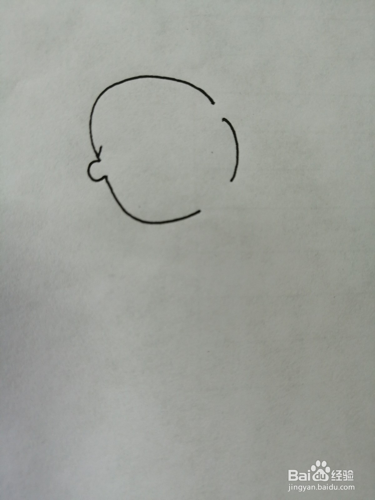 简笔画老奶奶怎么画