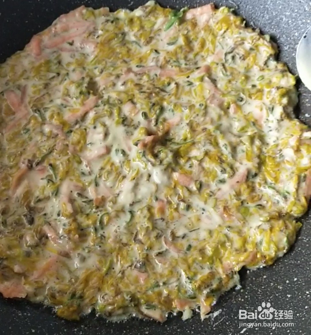 连翘花煎饼的做法