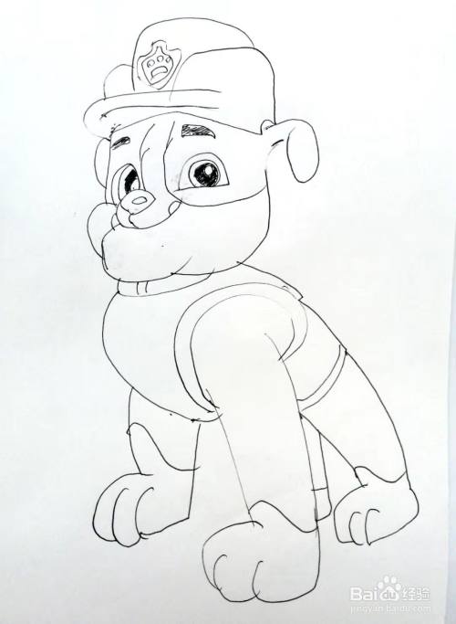汪汪队小力怎么画-百度经验