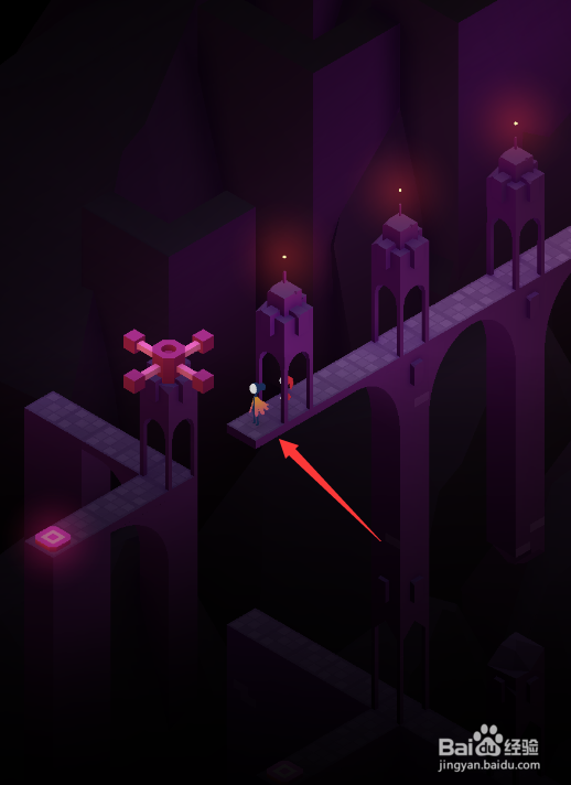 纪念碑谷2谒见厅关卡的第二部分如何通过？