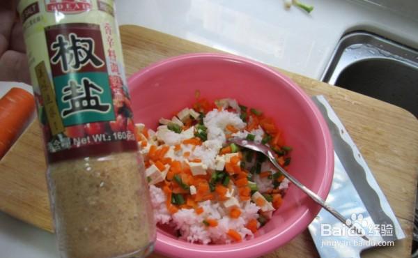 一步步做有胃口的豆腐香煎米饼