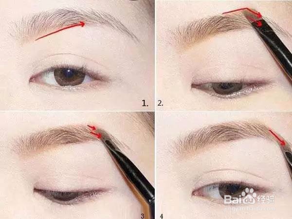 最火的流星眉的画法,给你乔妹一样的女神妆容