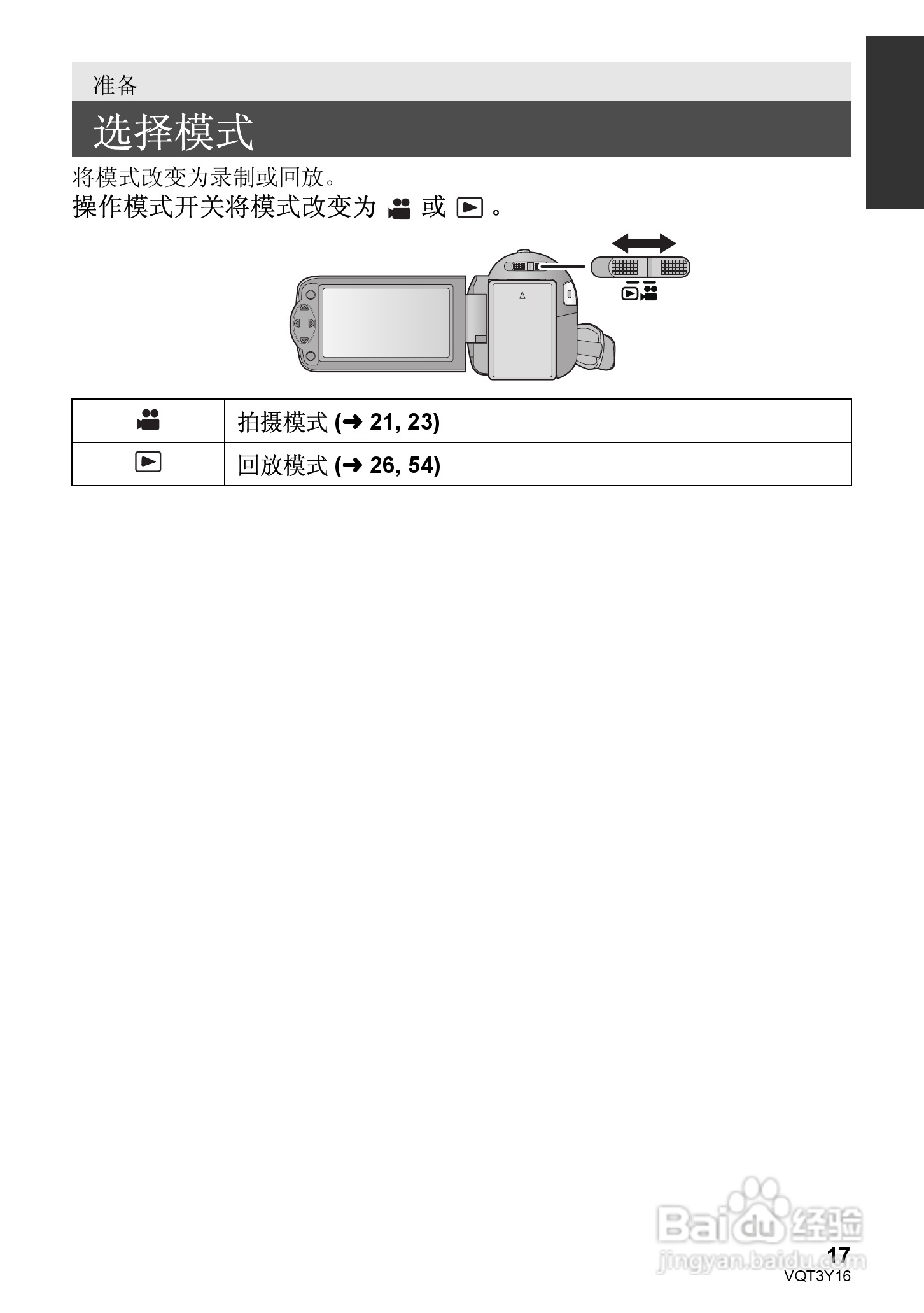 松下HC-V100MGK高清摄像机使用说明书:[2]