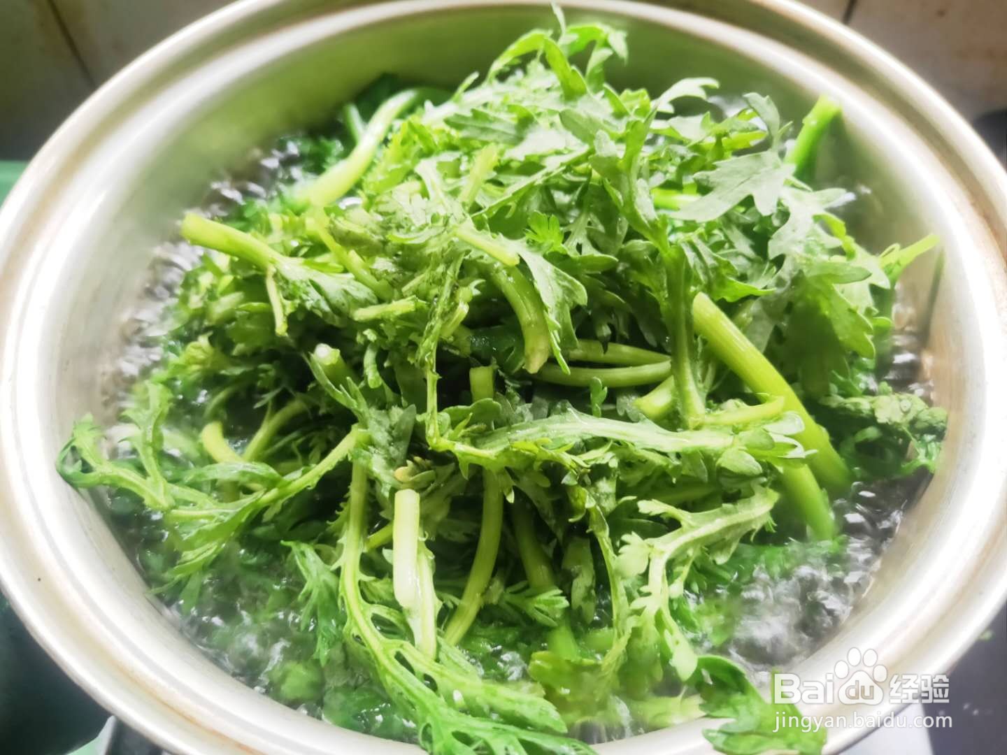 凉拌茼蒿---养生菜系列