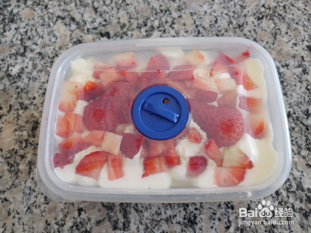 简单又好吃的水果盒蛋糕