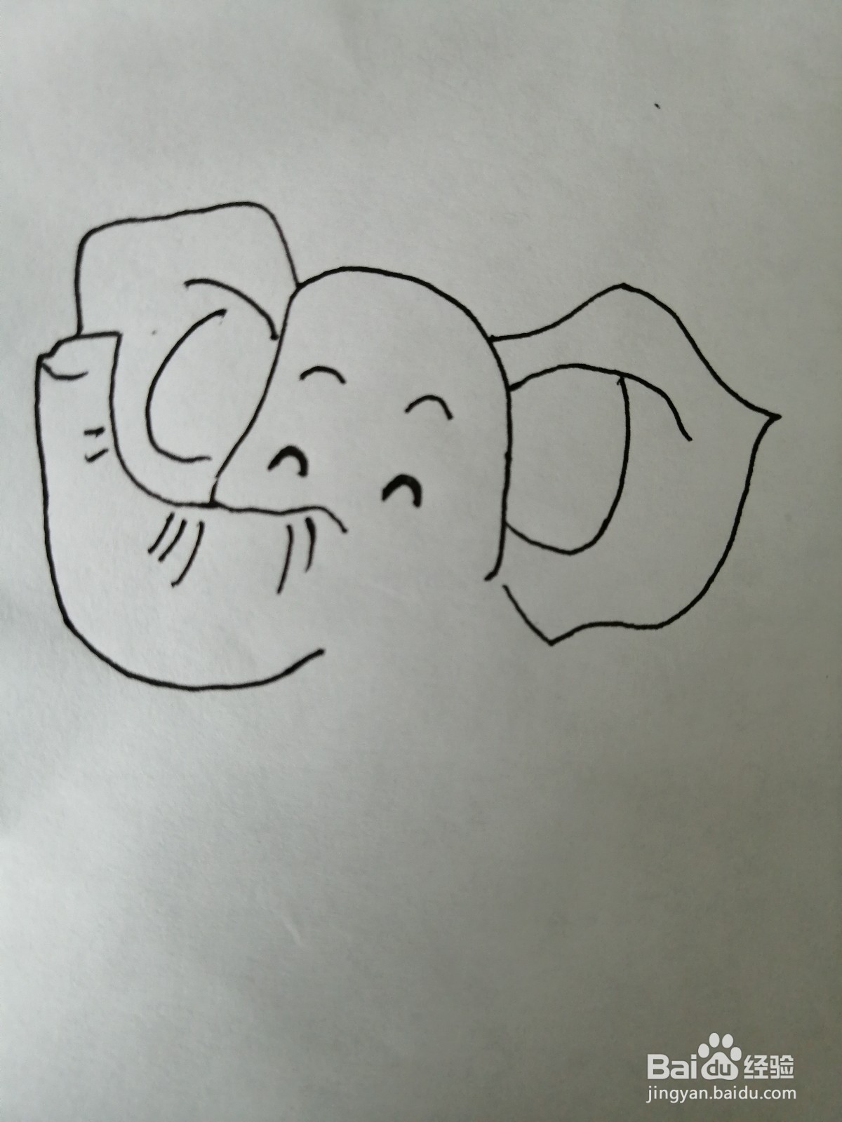 大象简笔画怎么画