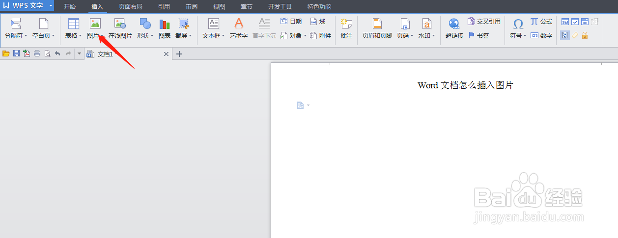 WPS怎么插入图片