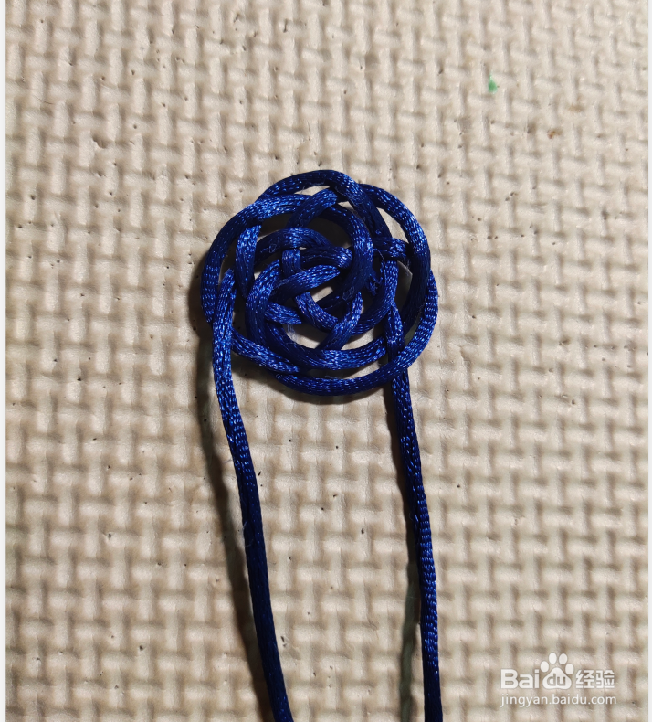 中国结基础入门——五耳三戒箍结