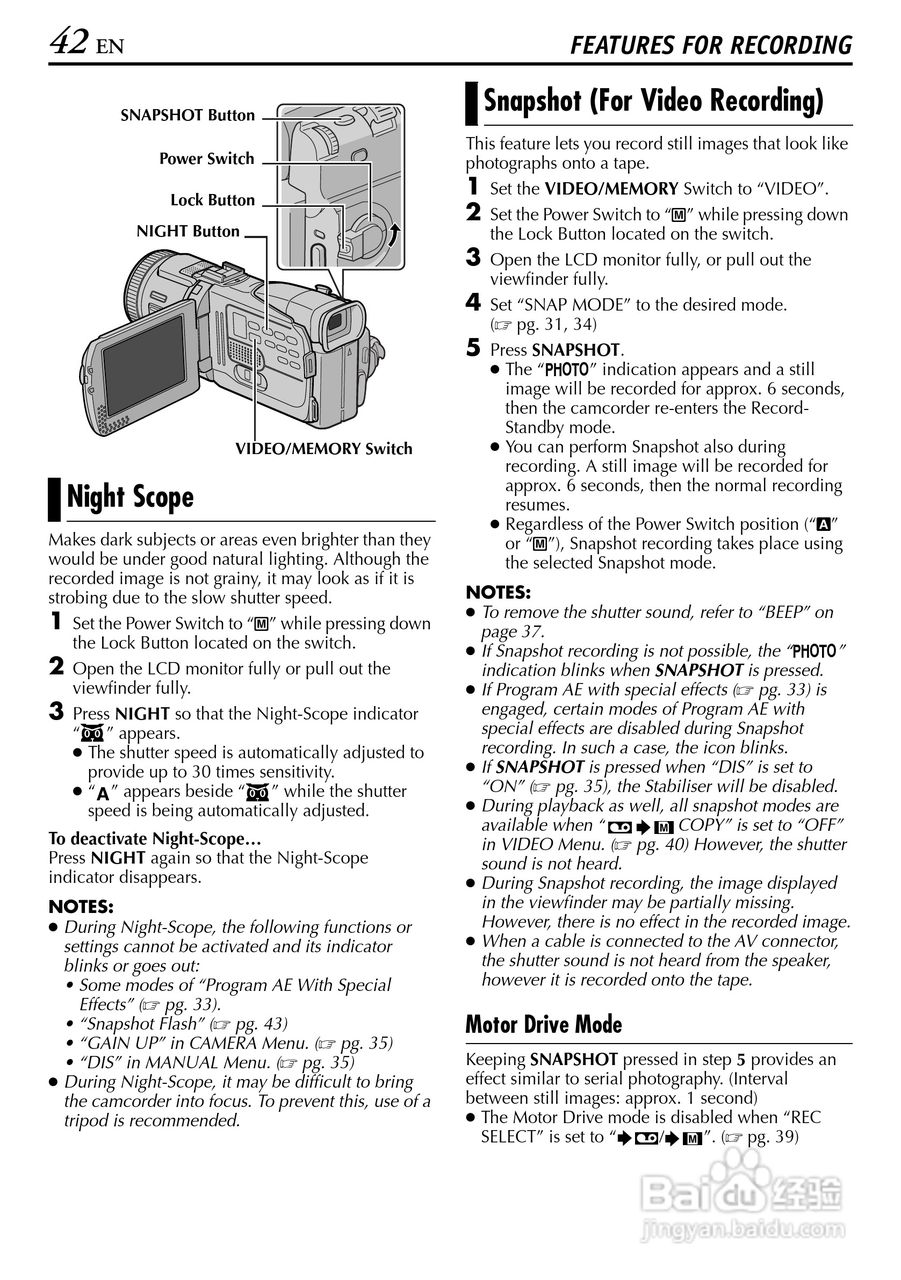 JVC GR-DV4000摄像机说明书:[5]
