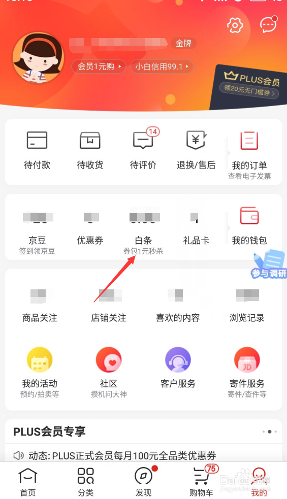 京东白条怎么取现