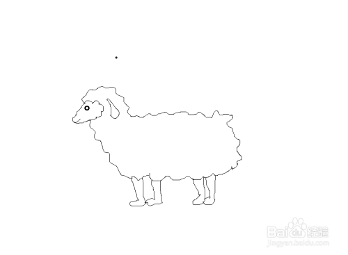 怎么简单画绵羊