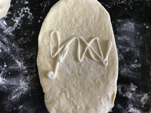 火腿流心芝士面包