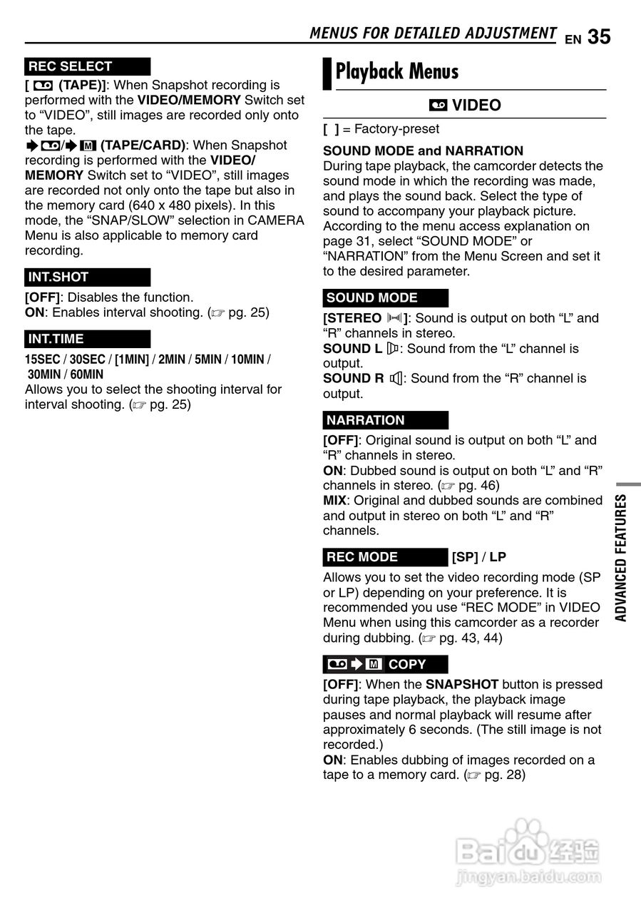 JVC GR-D290摄像机说明书:[4]